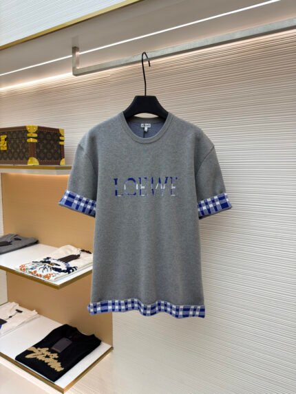 LOWE Short-Sleeve Knit Top with Rolled Cuffs