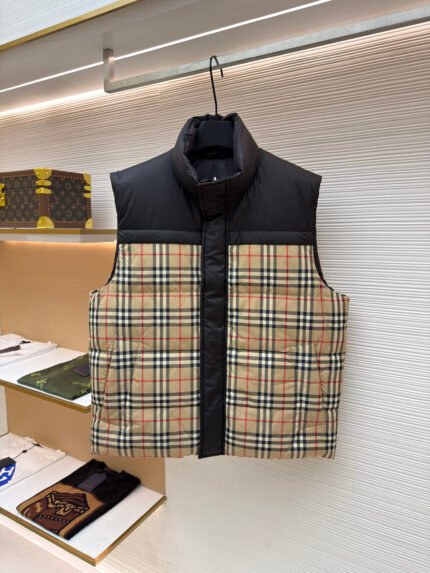 Burberry-Check Reversible Down Vest
