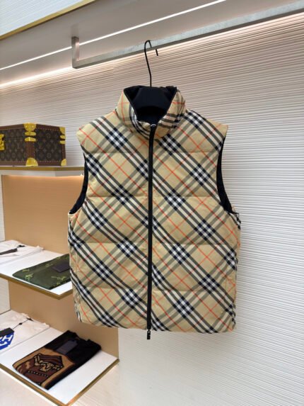Burberry Check Down Vest