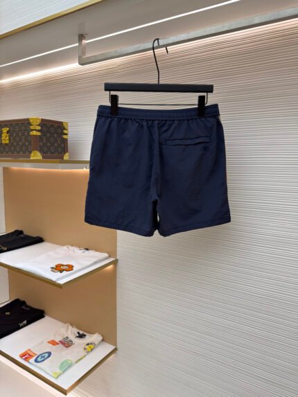 Burberry Drawstring Swim Shorts with Check Trim