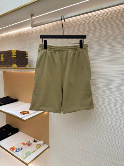 Burberry Embroidered Check-Trim Shorts