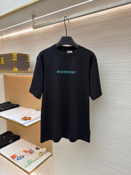 Burberry Blue Knight Crew-Neck Short-Sleeve T-Shirt