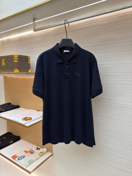 Burberry Equestrian Knight Embroidered Polo Shirt