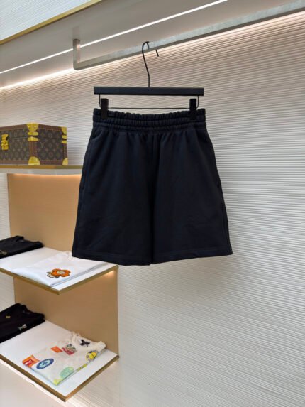 Burberry Check Logo-Tag Cotton Shorts