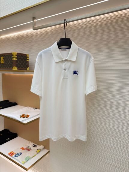 Burberry Equestrian Knight Embroidered Polo Shirt