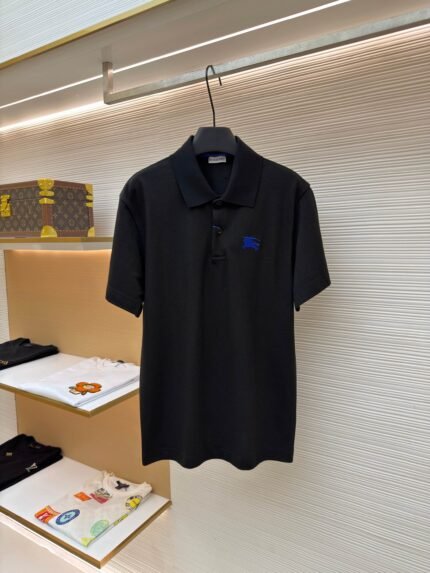 Burberry Equestrian Knight Embroidered Polo Shirt