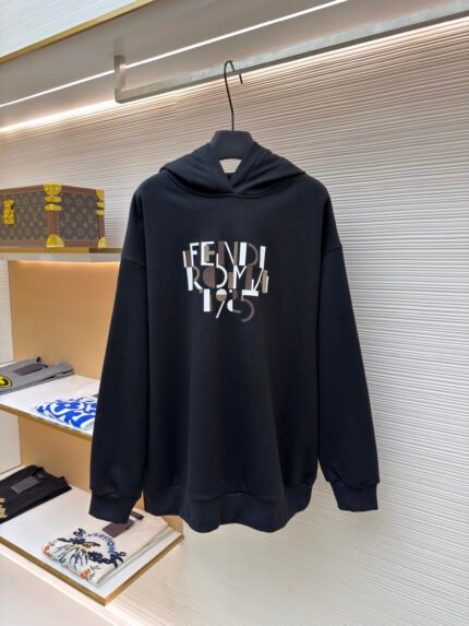 Fendi Roma Geometric Hoodie
