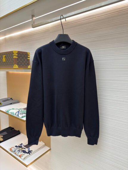 Fendi Double-F Heat-Stamped Knit Base Layer