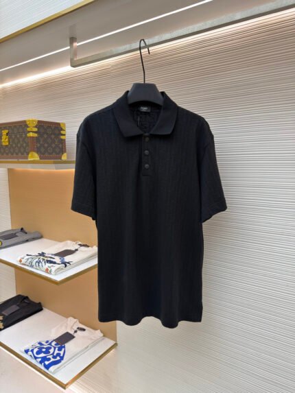 Fendi FF Jacquard Polo Shirt