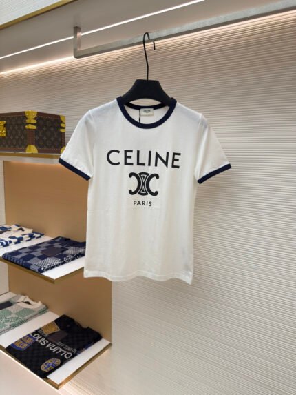Celine Letter-Print T-Shirt [Women's]