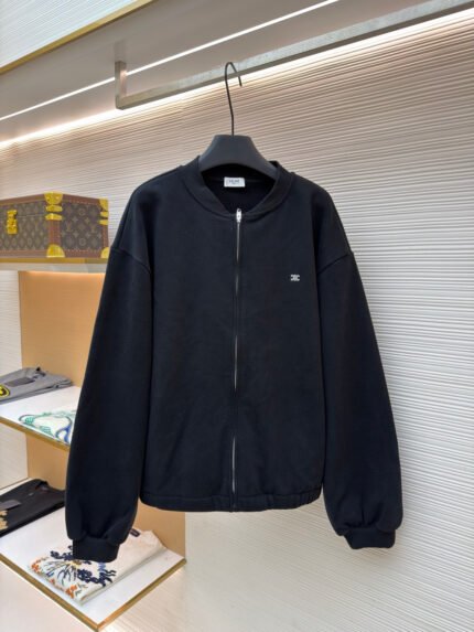Celine Embroidered Baseball Jacket