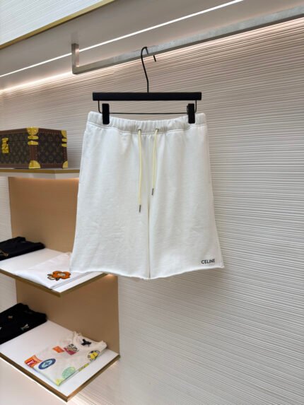 Celine Embroidered Casual Shorts