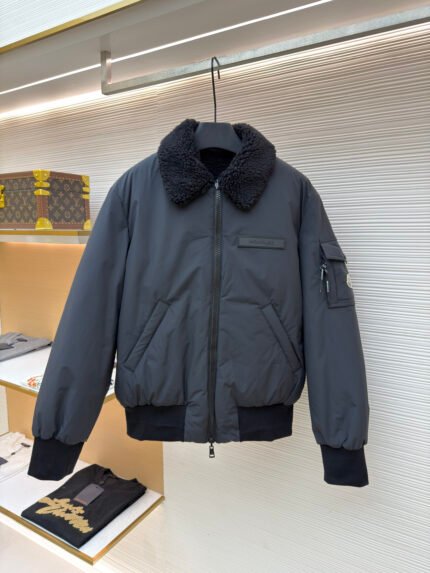 Moncler Reversible Down Bomber Jacket