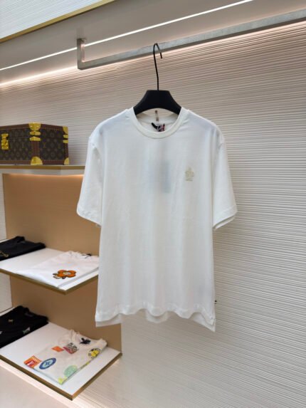 Moncler Logo-Patch Cotton T-Shirt