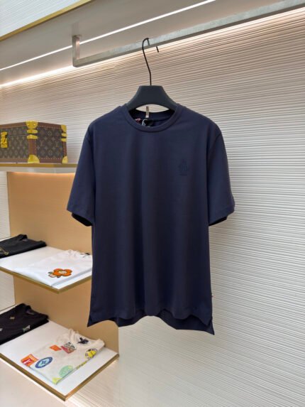 Moncler Logo-Patch Cotton T-Shirt