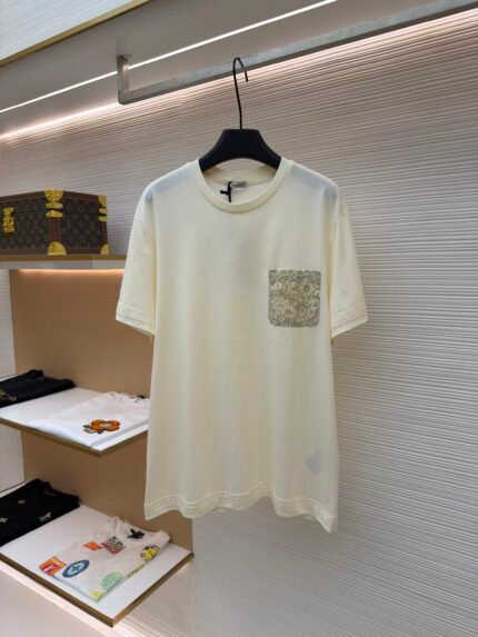 Moncler Paisley-Print Cotton Short-Sleeve Top