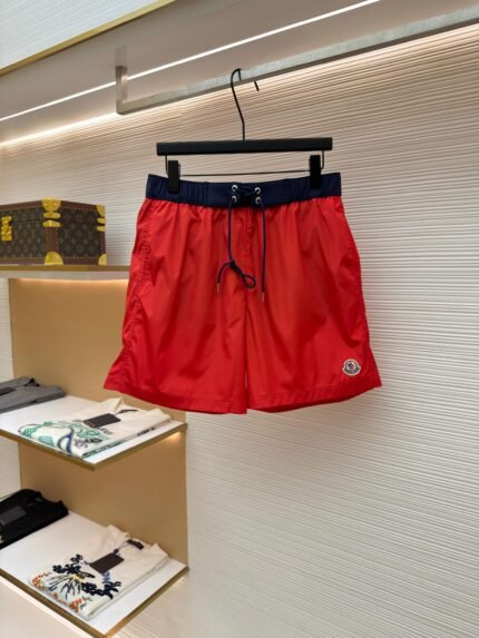 Moncler logo drawstring swim shorts