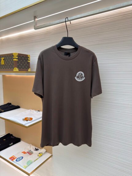Moncler Cotton Logo Knit T-Shirt