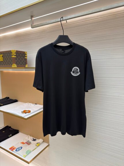 Moncler Cotton Logo Knit T-Shirt