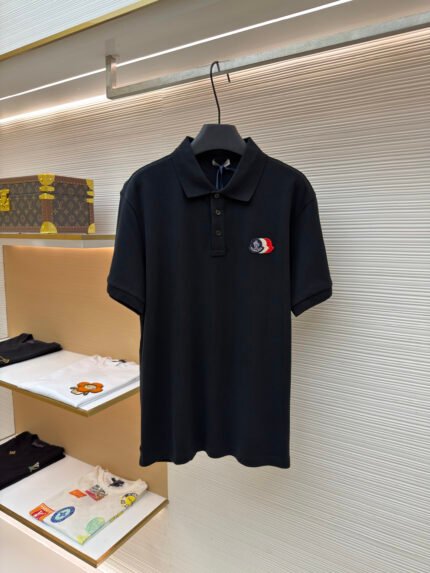 Moncler Logo Patch Polo Shirt