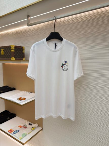 Moncler SpaceMonDuck Printed Cotton T-Shirt