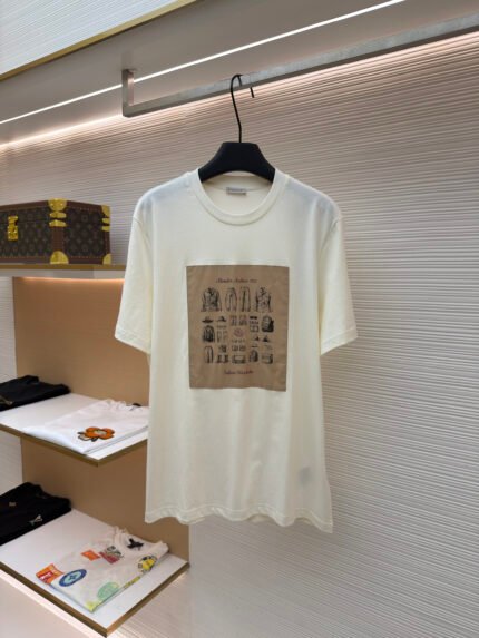 Moncler Safari Wardrobe Printed Cotton T-Shirt