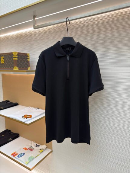 Moncler Logo-Patch Cotton Piqué Polo Shirt