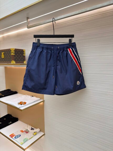 Moncler Tricolor-Trimmed Swim Shorts